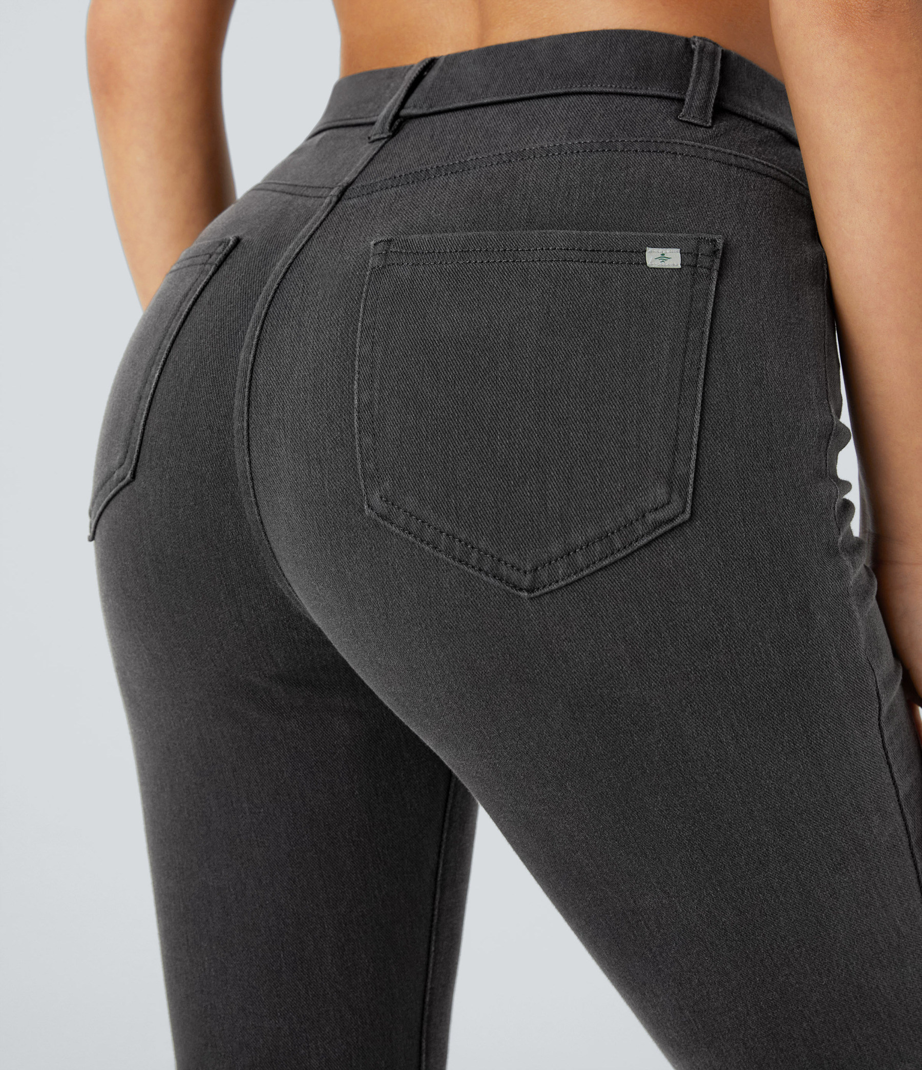 FlexHigh Waisted Pockets Denim Work Leggings