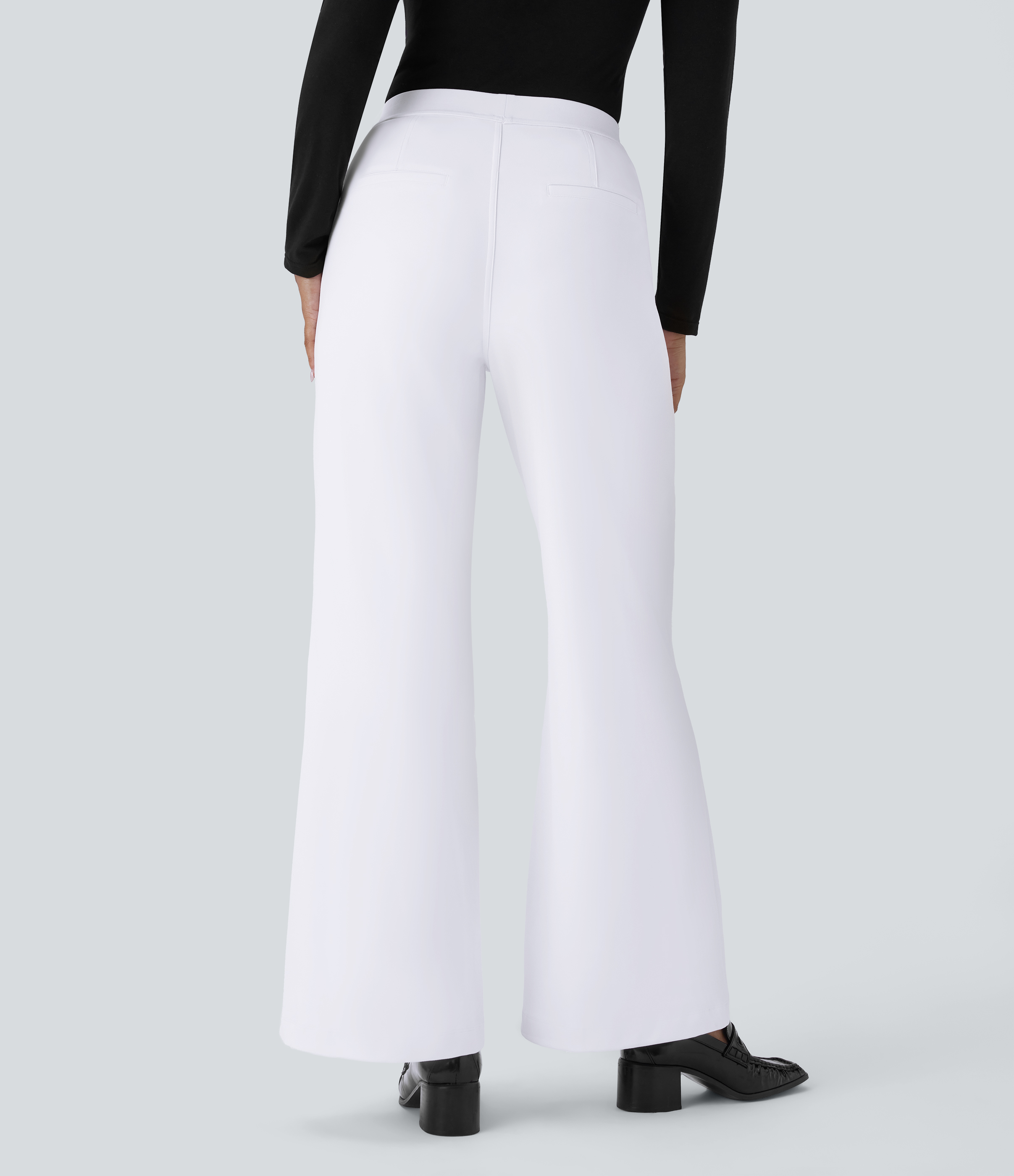 FlexHigh Waisted Pocket Work Flare Pants