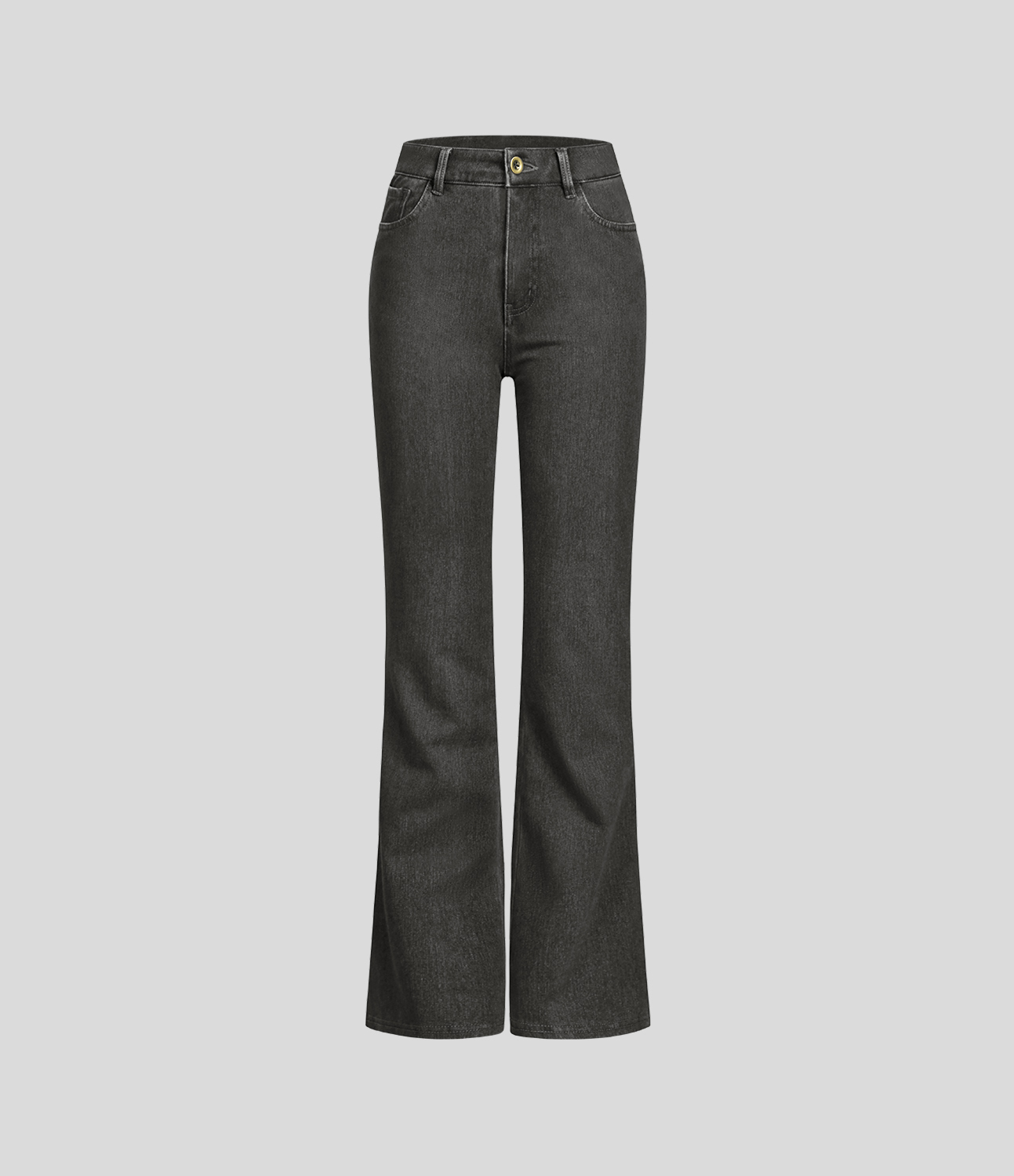 FlexMid Rise Pockets Casual Bootcut Jeans