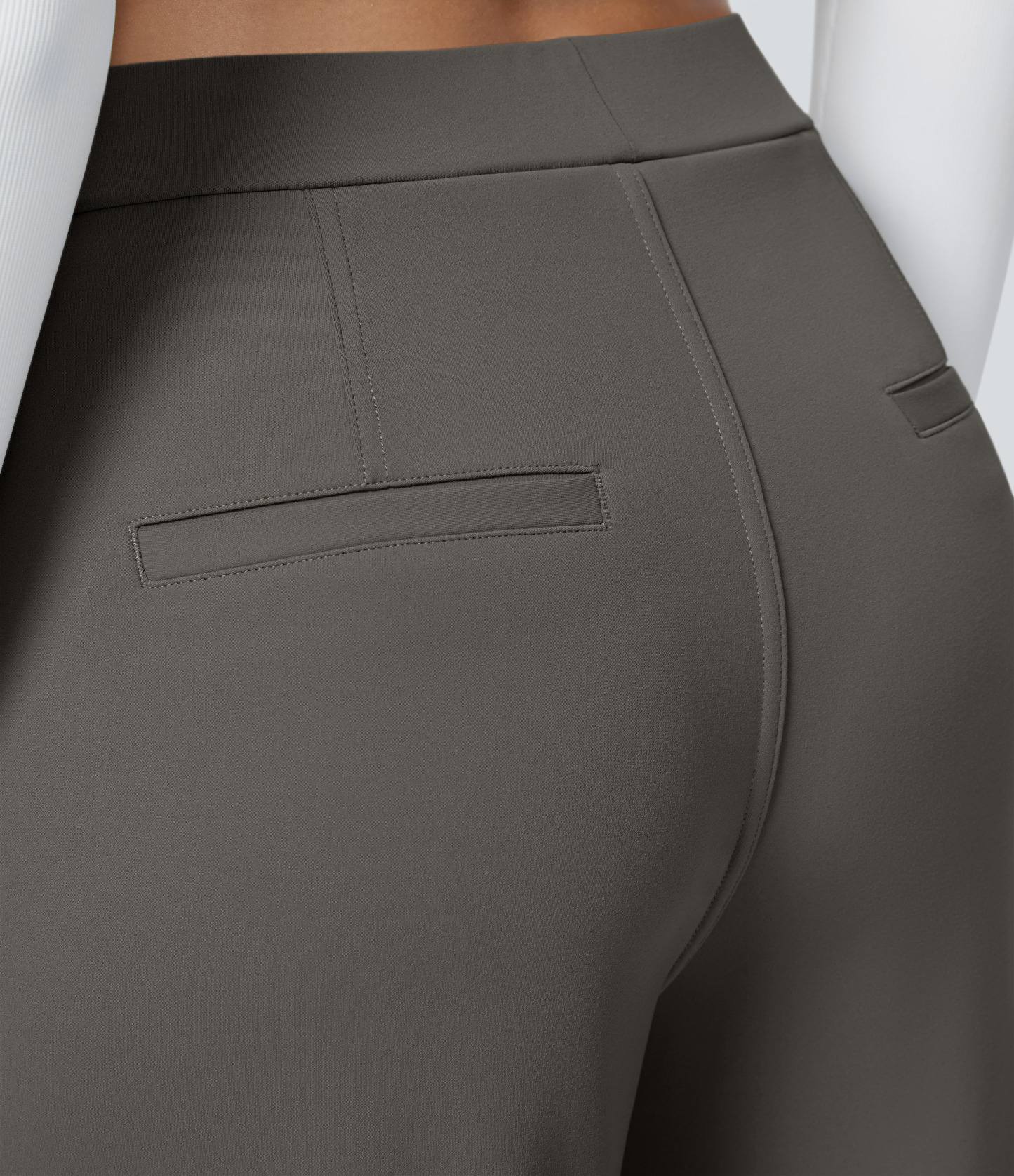 FlexHigh Waisted Pocket Straight Leg Work Pants