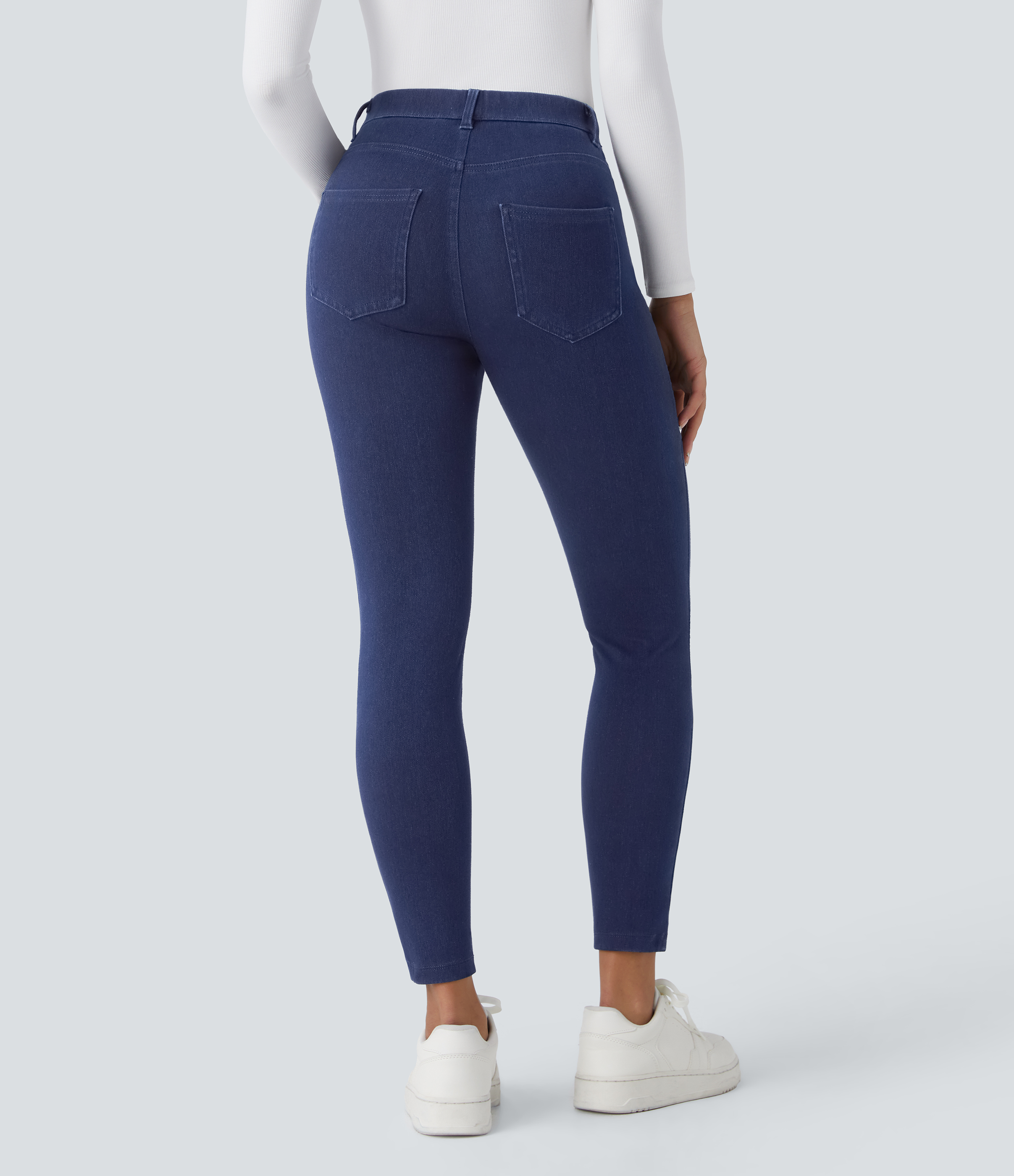 FlexHigh Waisted Pockets Denim Work Leggings