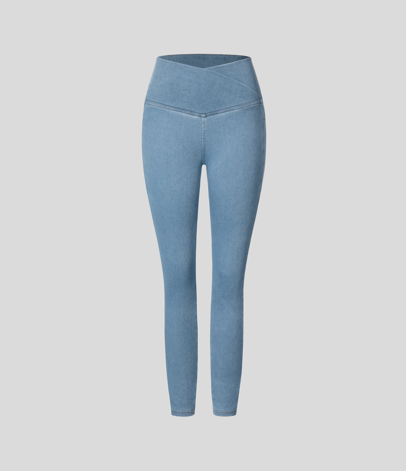 FlexCrossover Pocket Washed Denim Work Leggings