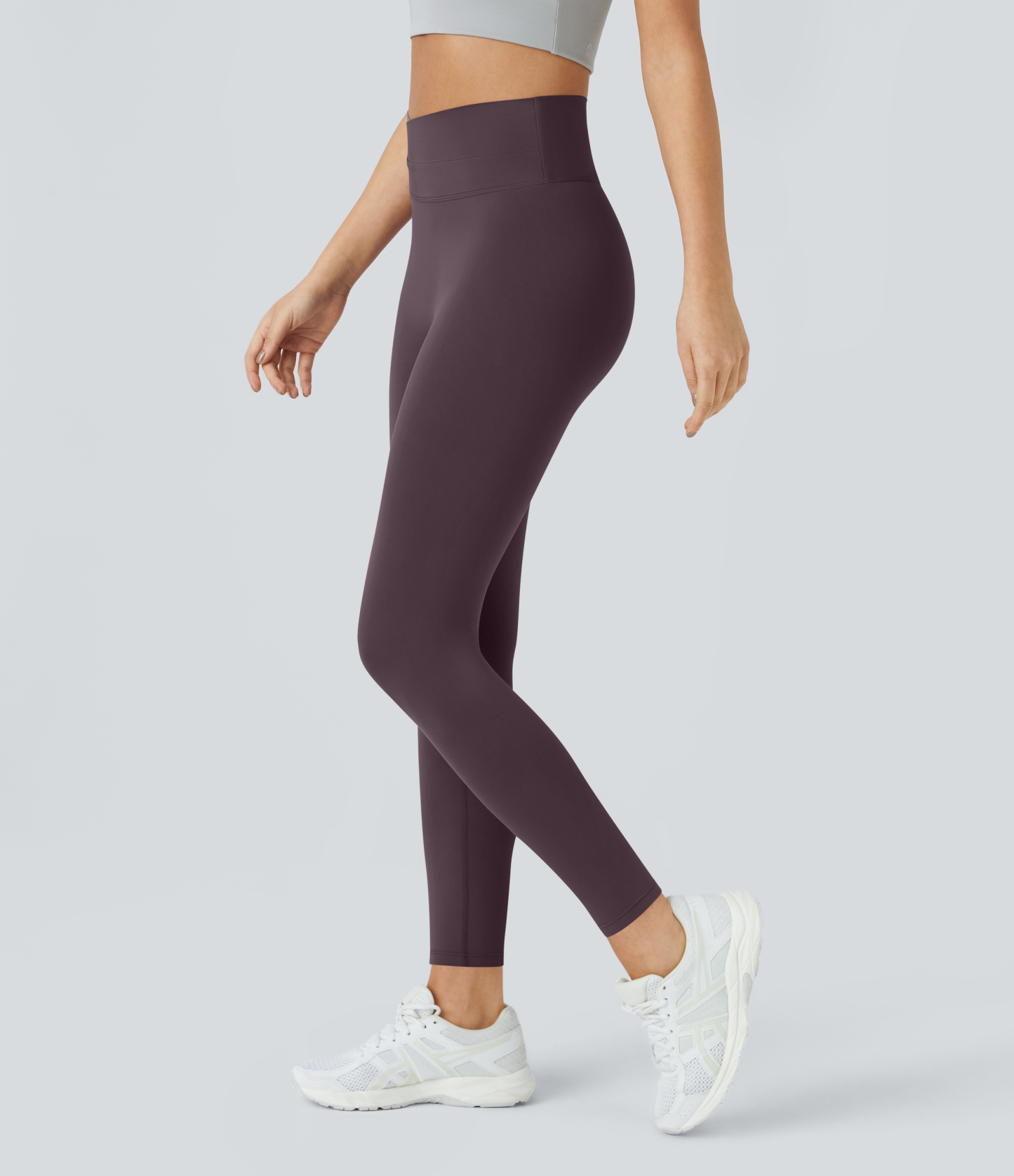SoftlyZeroCrossover Color Block Leggings-UPF50+