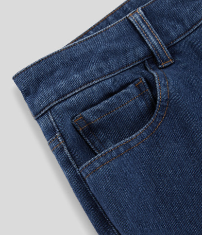 FlexMid Rise Pockets Casual Bootcut Jeans