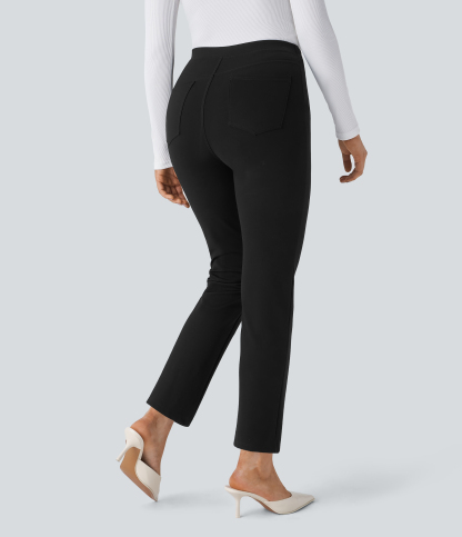 FlexHigh Waisted Pocket Slim Work Pants