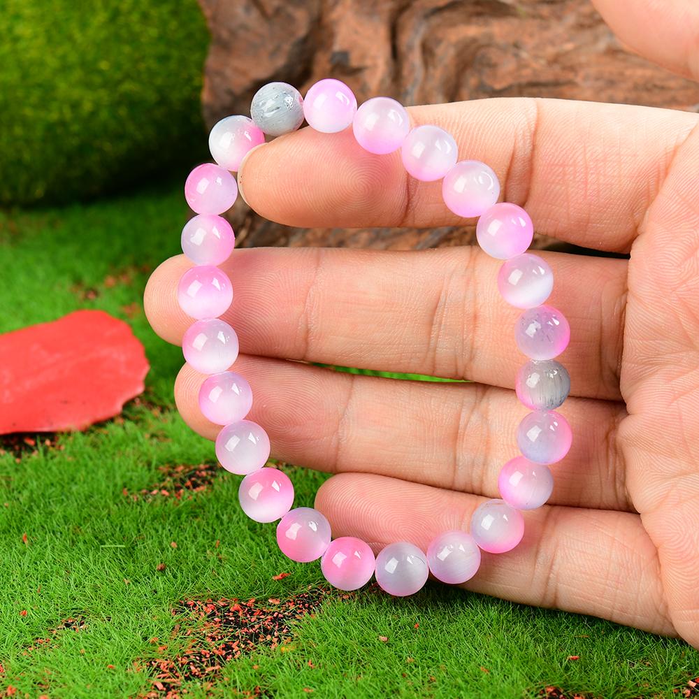 Energy Bracelet,- Sparkling Artificial Crystal, Jewelry Gift For Both Sexes, A Piece Of Jewelry blue friendship bracelet fahlo  bracelet blue bracelet   jewelry protection bracelet encouragement gift fashion artificial Colorblock Beaded Crystal Bracele