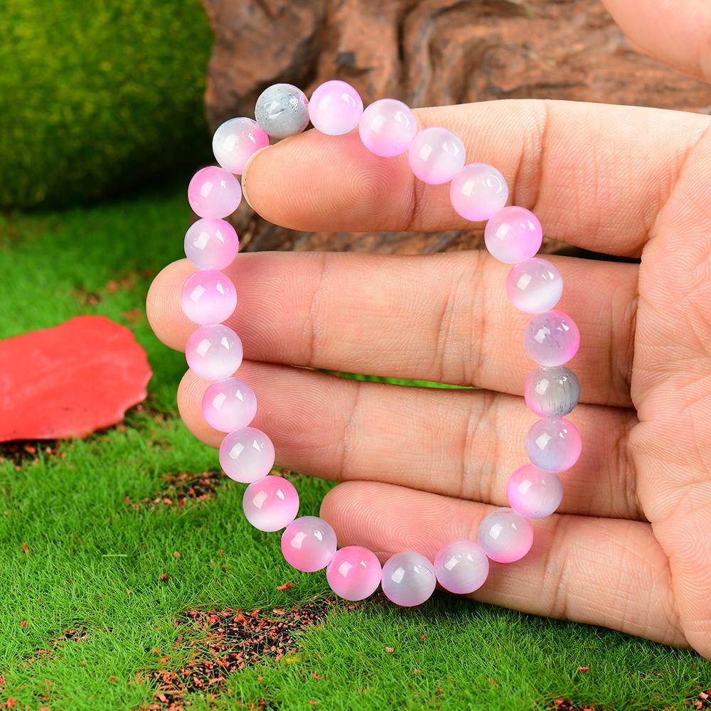 Energy Bracelet,- Sparkling Artificial Crystal, Jewelry Gift For Both Sexes, A Piece Of Jewelry blue friendship bracelet fahlo  bracelet blue bracelet   jewelry protection bracelet encouragement gift fashion artificial Colorblock Beaded Crystal Bracele