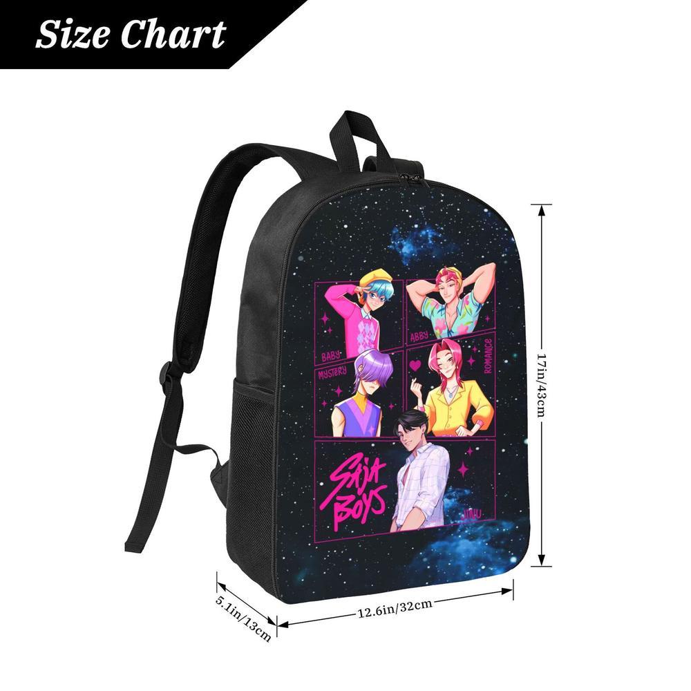School Backpack K POP for Fans Men Women College Bookbag Waterproof Lightweight Black Backpack Mochilas Book Bag Rucksack Casual Daypack School Bag