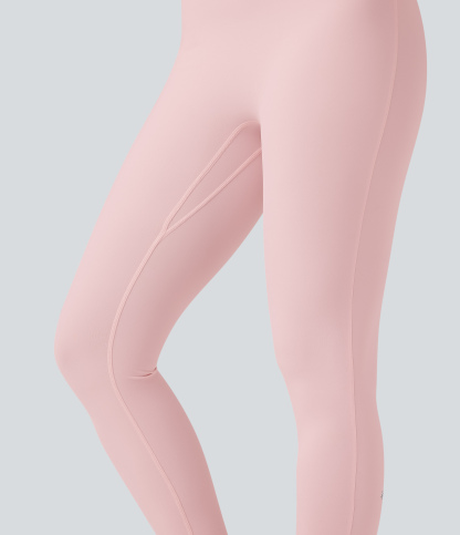 SoftlyZeroAiry Halter Tie Back Cut-out Scrunch Yoga Skinny Jumpsuit