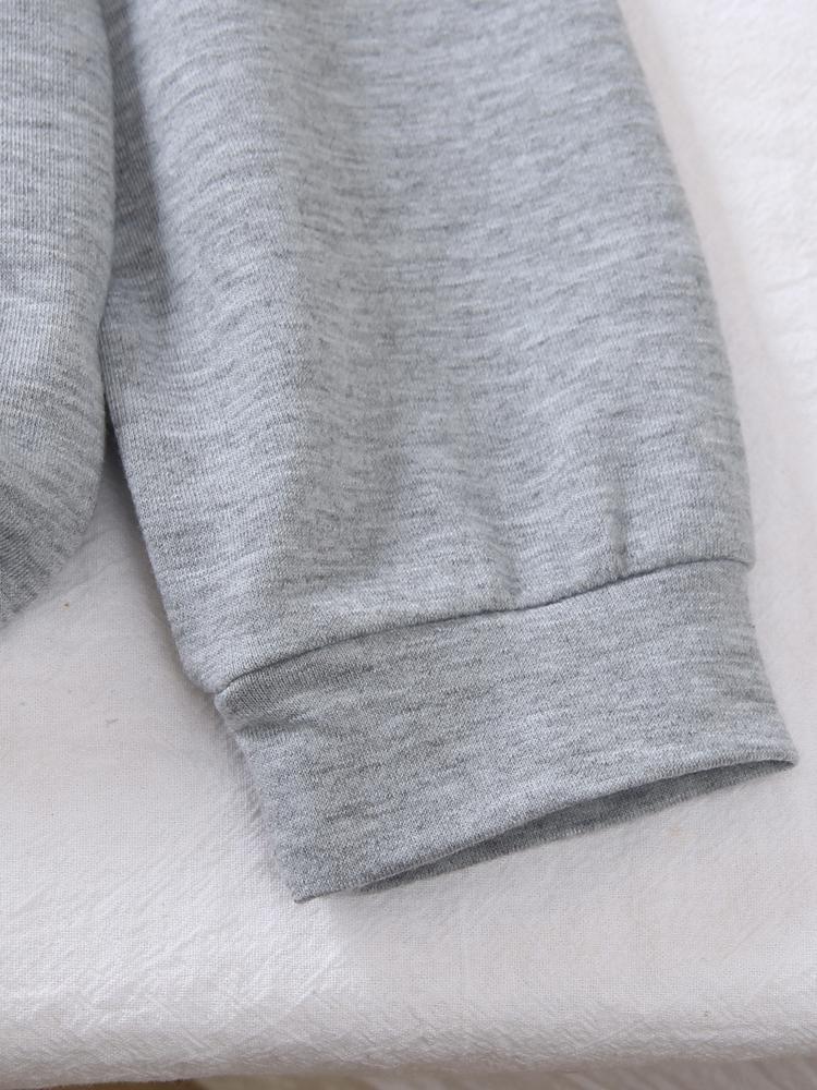 Boys' Spring & Fall Fashion Casual Creative Sweatshirt, Six Seven67 Christmas Series, Gesture Number 67 Print, Long Sleeve, Fitted