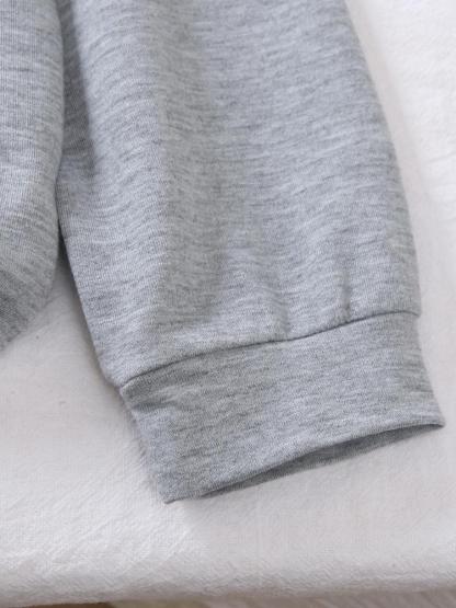 Boys' Spring & Fall Fashion Casual Creative Sweatshirt, Six Seven67 Christmas Series, Gesture Number 67 Print, Long Sleeve, Fitted