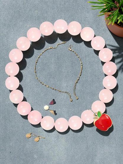 Teacher's Day Gift, Red Apple Bracelet Gift for Teacher, Thank You Gift for Teacher, Christmas Gift for Teacher