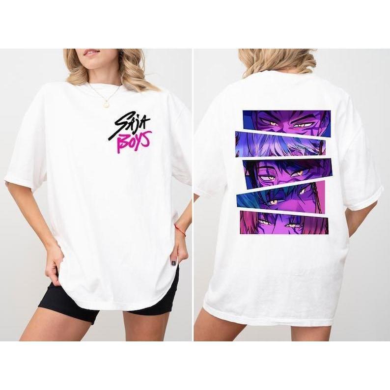 Kpop Saja Boys Youth Shirt, Saja Boys Fan Gifts, Kpop Demon Hunters T-shirt, Demon Hunters Merch, Kpop Huntrix Pin Shirt, Movie Fan Shirt Cool Graphic Tee