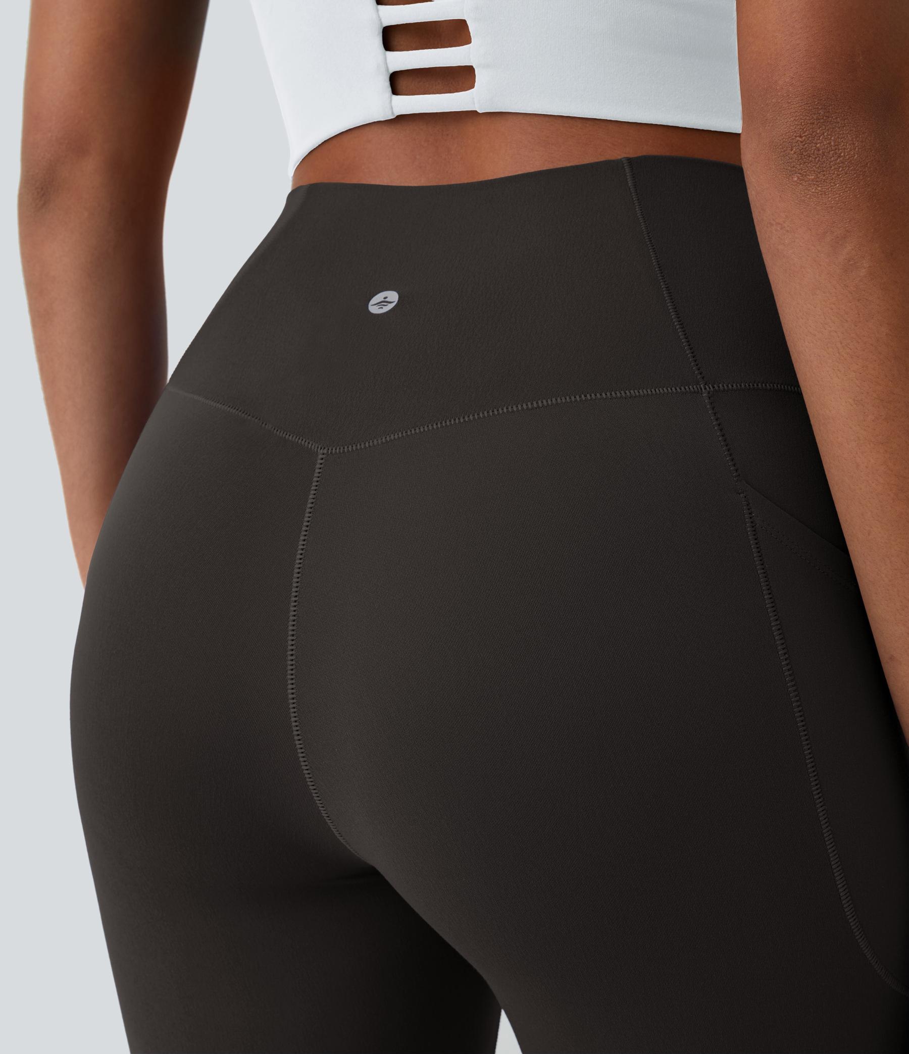 SoftlyZeroCrossover Pocket Plain Leggings-UPF50+