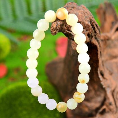 Bracelet Infused With Reiki, Infused With Prosperity Energy, Brings Serenity & Luck, Handmade Energy Stone Bracelet With Crystal And 8mm Beaded Jewelry