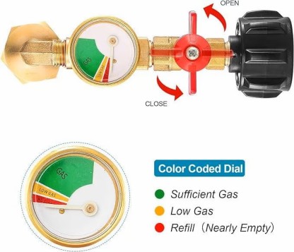💥 Top-Rated Propane Refill Elbow Adapter with Tank Gauge