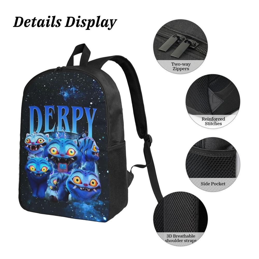 K POP DERPY SAJA BOYS Backpacks for Teens Adults 3PCS School Backpack with Lunch Box Pencil Pouch High College Travel School bag Bookbag Set