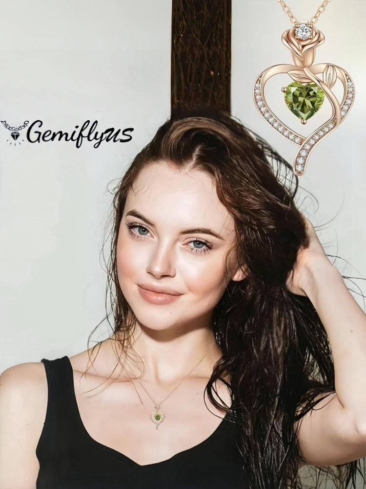 Heart Jewelry Set with Bear & Rose Gift Box, Including Heart Pendant Necklace & Ring & Earrings & Bracelet, Fashion Jewelry for Party, Daily Decor, Trendy All-match & Exquisite Jewelry for Birthday Gift, Mother's Day Gift