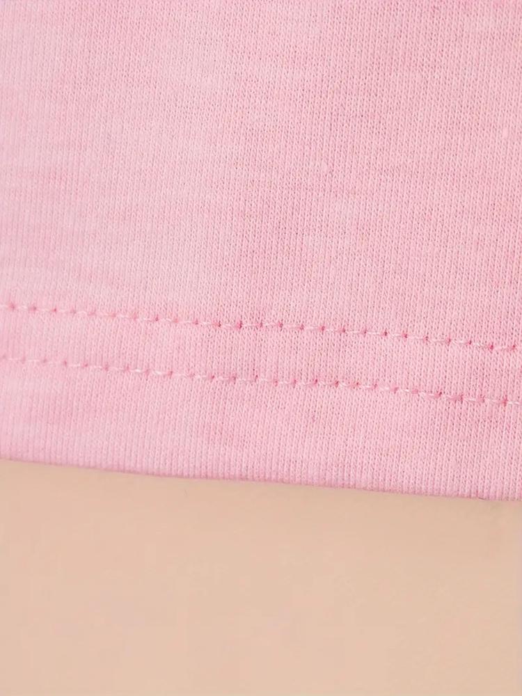 Girls' Kpop-Hunter Girl Print 2-Piece Set, Casual Sporty Short Sleeve Top and Bell Bottom Pants, Comfortable Elastic Waist, Spring Summer