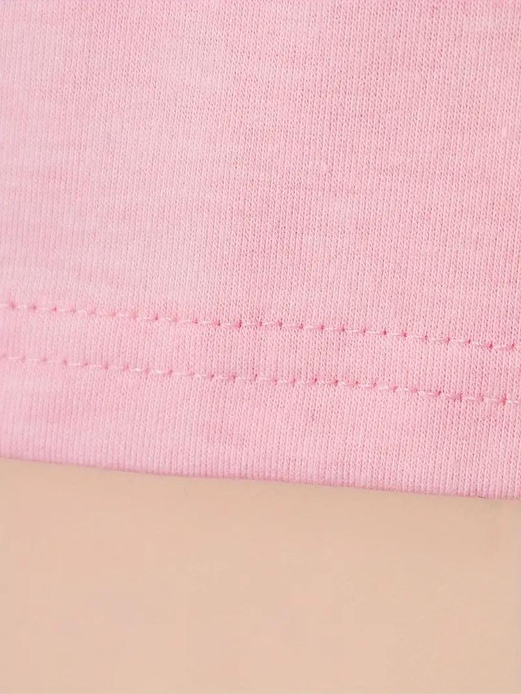 Girls' Kpop-Hunter Girl Print 2-Piece Set, Casual Sporty Short Sleeve Top and Bell Bottom Pants, Comfortable Elastic Waist, Spring Summer