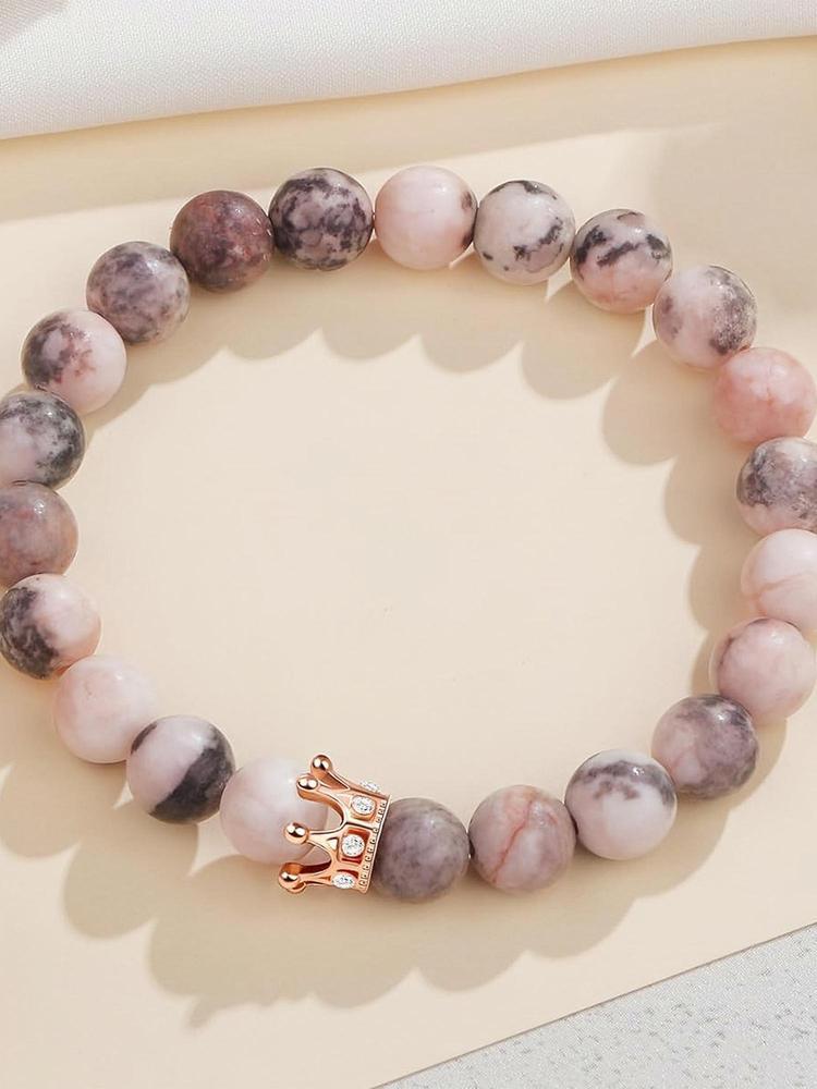 Creative Stone Beaded Bracelet, Fashionable Jewelry for Women & Girls, Trendy All-match & Exquisite Jewelry for Birthday Gift