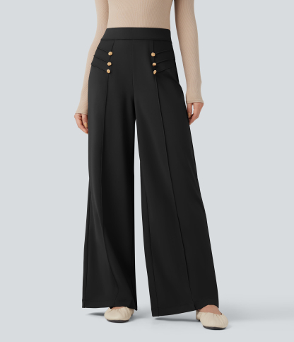 FlexHigh Waisted Work Baggy Pants with Pockets