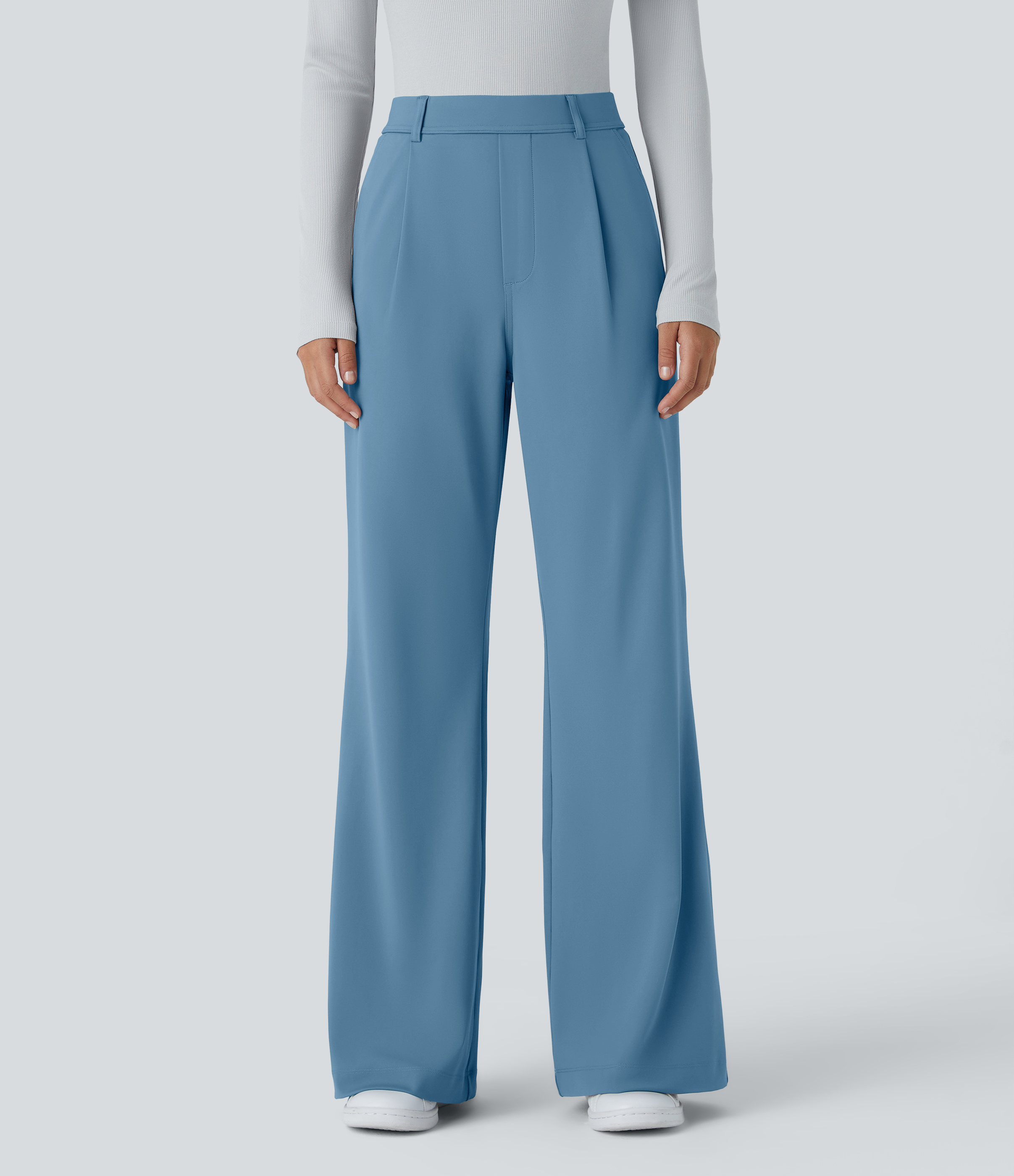 FlexHigh Waisted Pocket Work Flare Pants