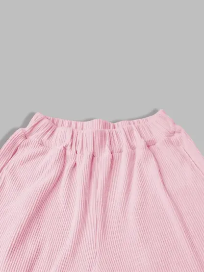 New Vertical Stripe Design Women's Home Set, High-Quality Light, Casual Buttoned Long Sleeve, Fitted, All