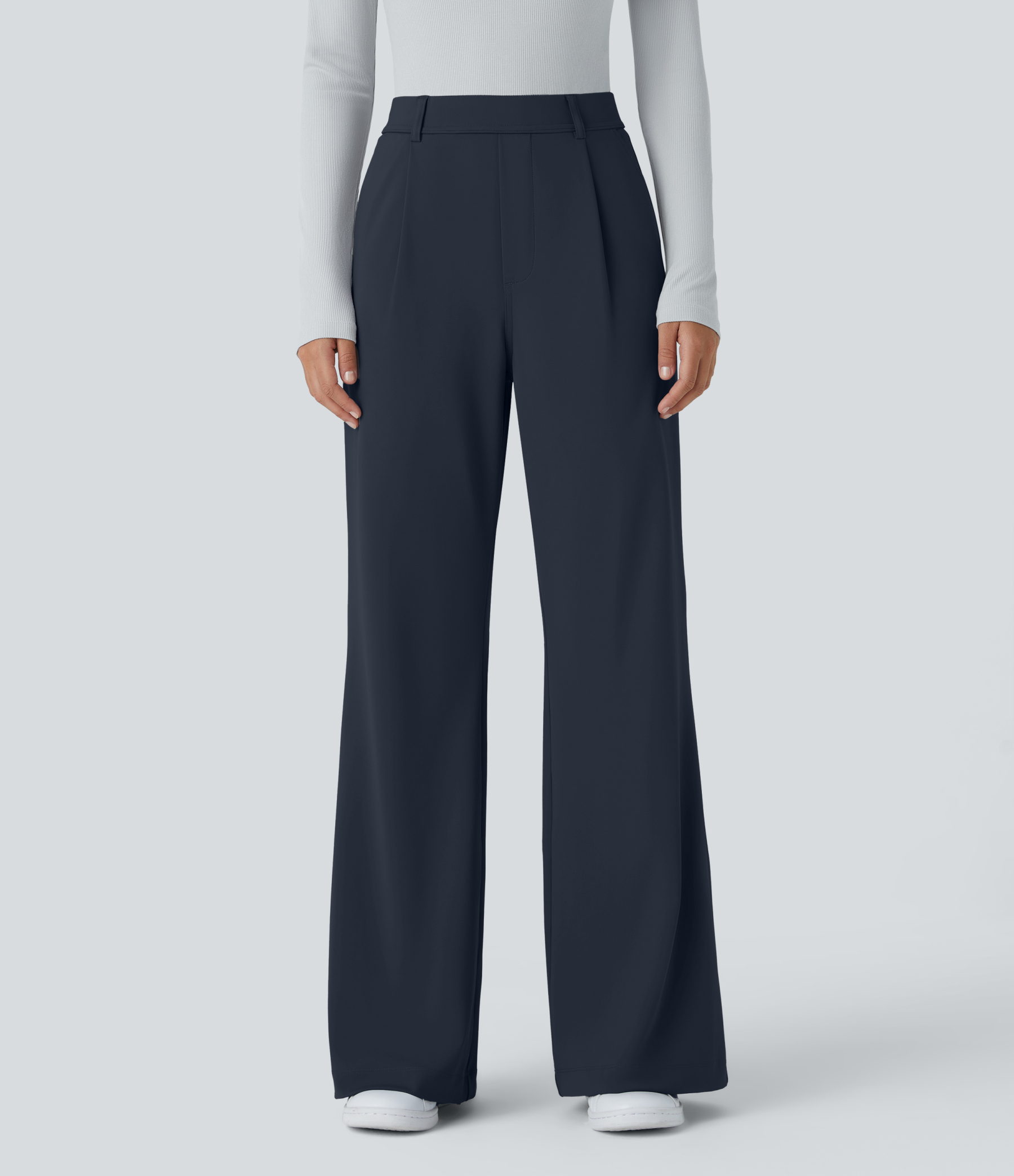 FlexHigh Waisted Pocket Work Flare Pants