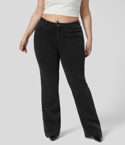FlexMid Rise Pockets Casual Plus Size Jeans