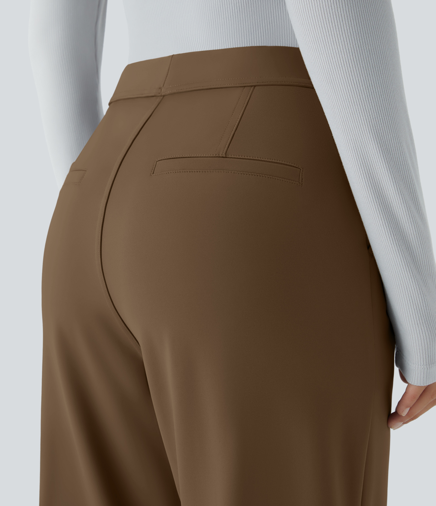 FlexHigh Waisted Pocket Work Flare Pants