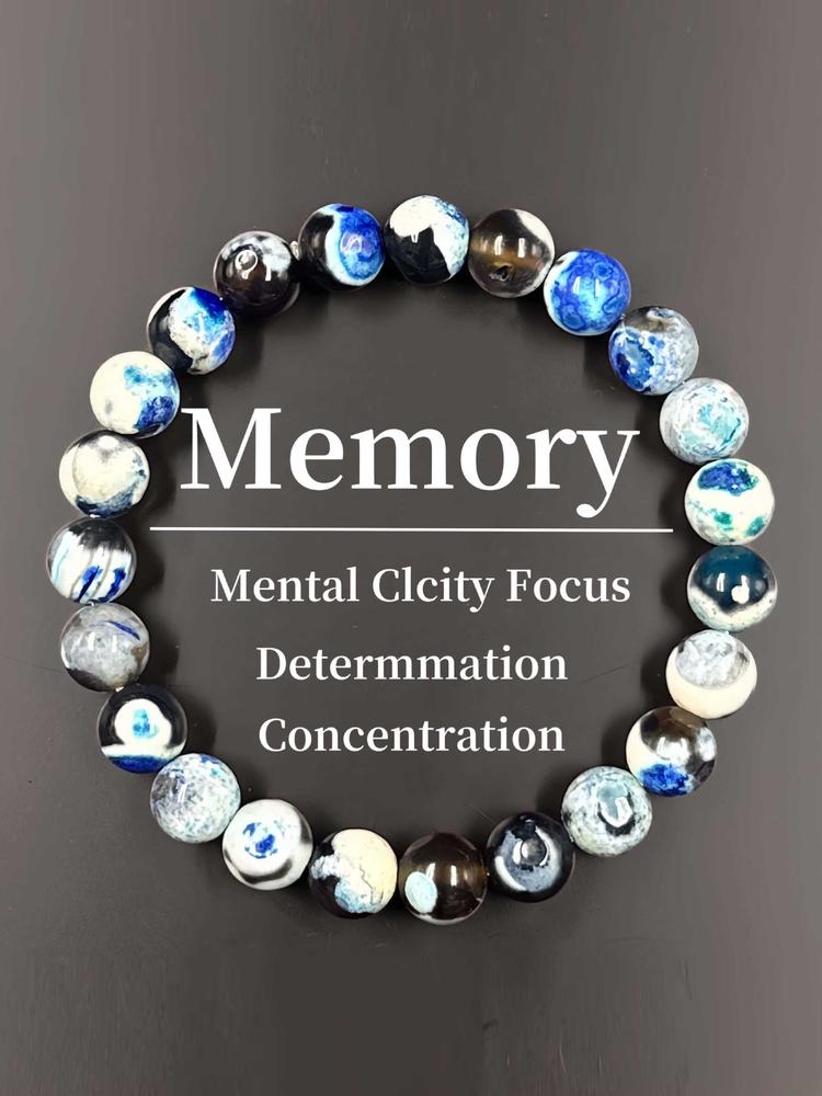 1PC 8mm Fire Agate Bracelet for Women, Natural Stone Bracelet for Relaxation and Clarity, Perfect Gift for Any Occasion, Beaded Bracelets