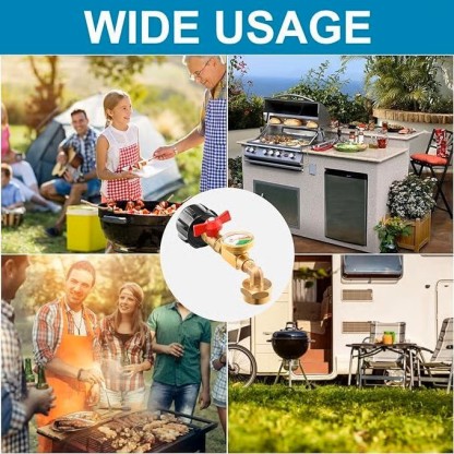 💥 Top-Rated Propane Refill Elbow Adapter with Tank Gauge