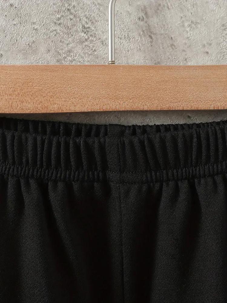 Girls' Spring & Fall Fashion Bow Print Short Sleeve T-Shirt + Sweatpants Set, Casual Comfortable for Kids, 2 Piece Set