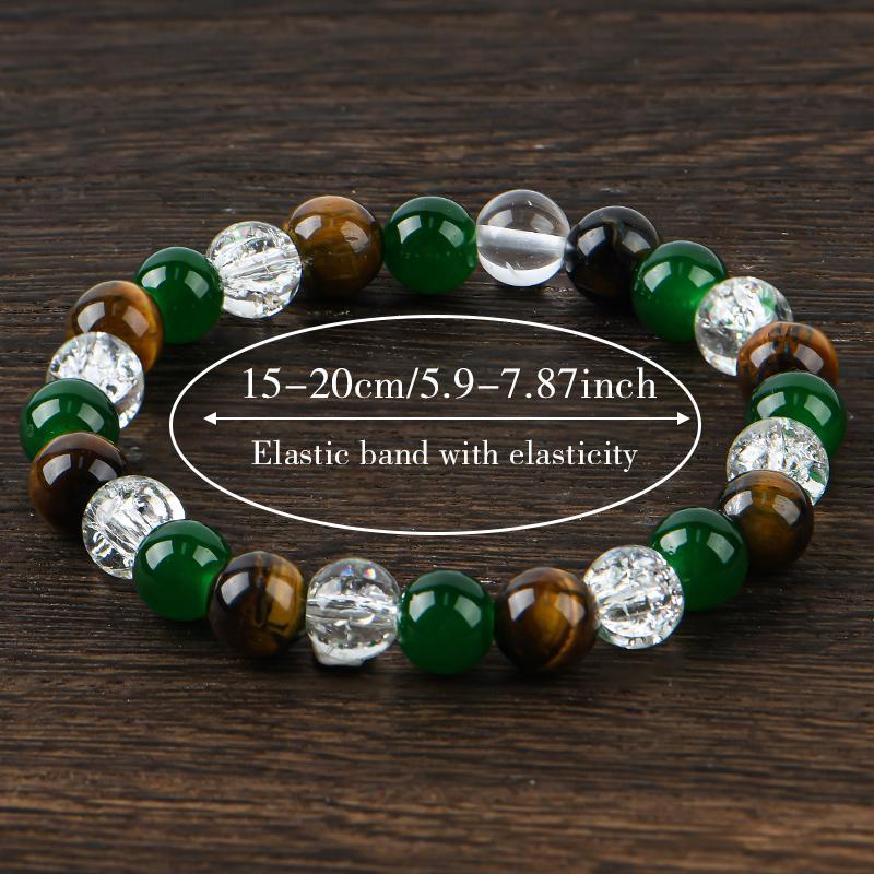 Tranquility Prosperity And Abundance Money Attraction Bracelet, Jewelry Gift For Men And Women,, Brings  Self-esteem first  bracelet pulsera  amatista unity  bracelet protection bracelet encouragement gift fashion artificial Colorblock  Crystal Bracelet