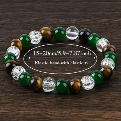 Tranquility Prosperity And Abundance Money Attraction Bracelet, Jewelry Gift For Men And Women,, Brings  Self-esteem first  bracelet pulsera  amatista unity  bracelet protection bracelet encouragement gift fashion artificial Colorblock  Crystal Bracelet