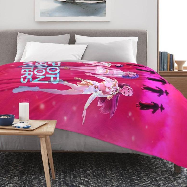 25 New Kpop Demon Hunters Music Blanket Cartoon Flannel Throw Blankets Anime Travel Blanket For All Seasons, Man Women Gift, HalloweenGift For Men & Women, Gift For Kids, Christmas Gift, Halloween Gift