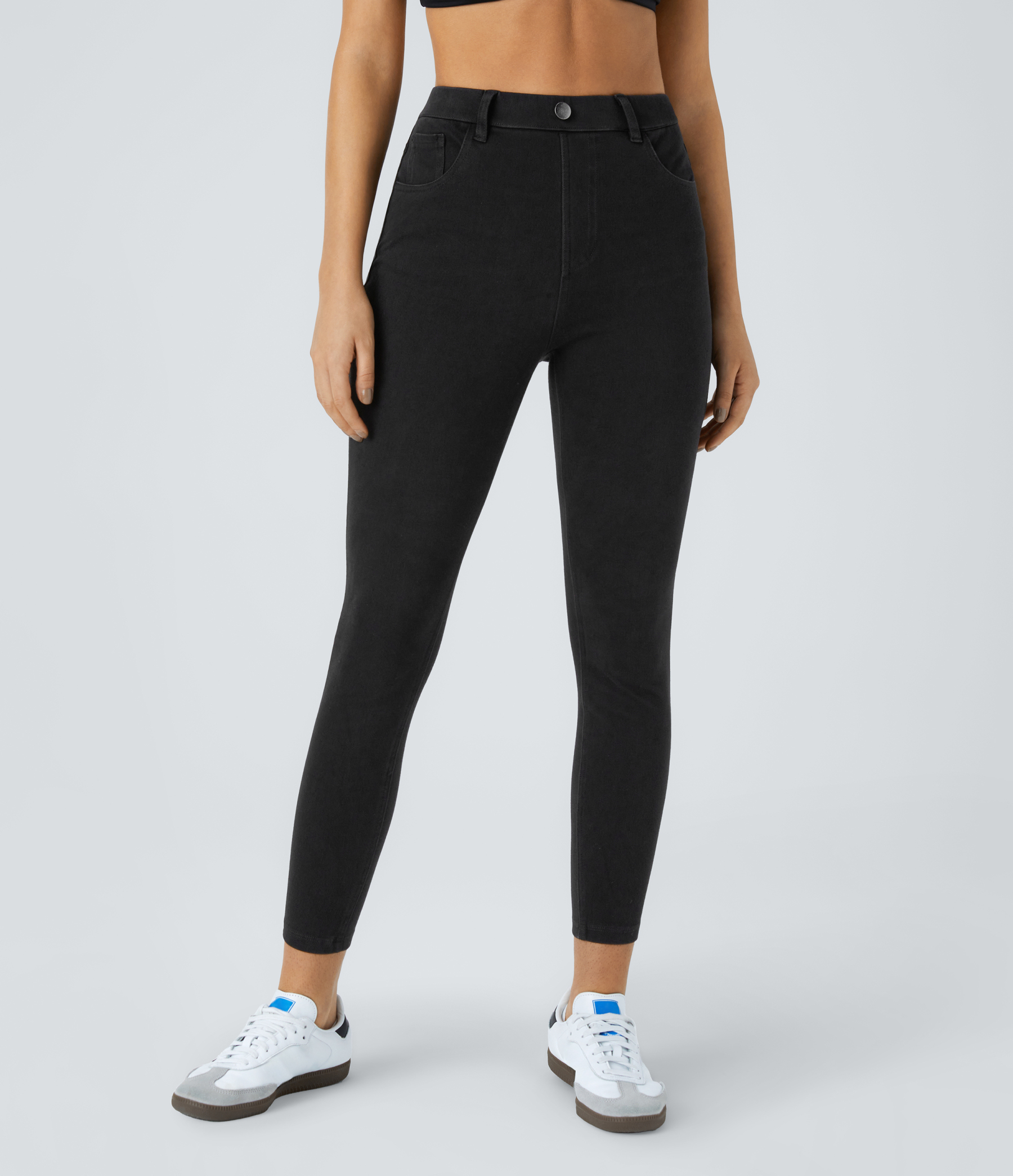 FlexHigh Waisted Pockets Denim Work Leggings