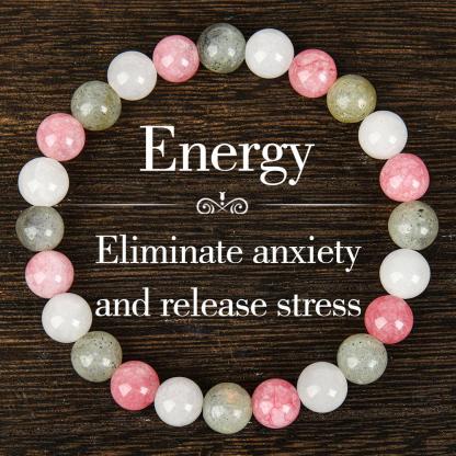 Crystal Bracelets Bring Peace And Good Luck Jewelry, Send Family And Friends, Inject Energy Of Prosperity unity  bracelet fahlo  bracelet beaded  jewelry protection bracelet encouragement gift fashion artificial Colorblock Beaded Crystal Bracelet