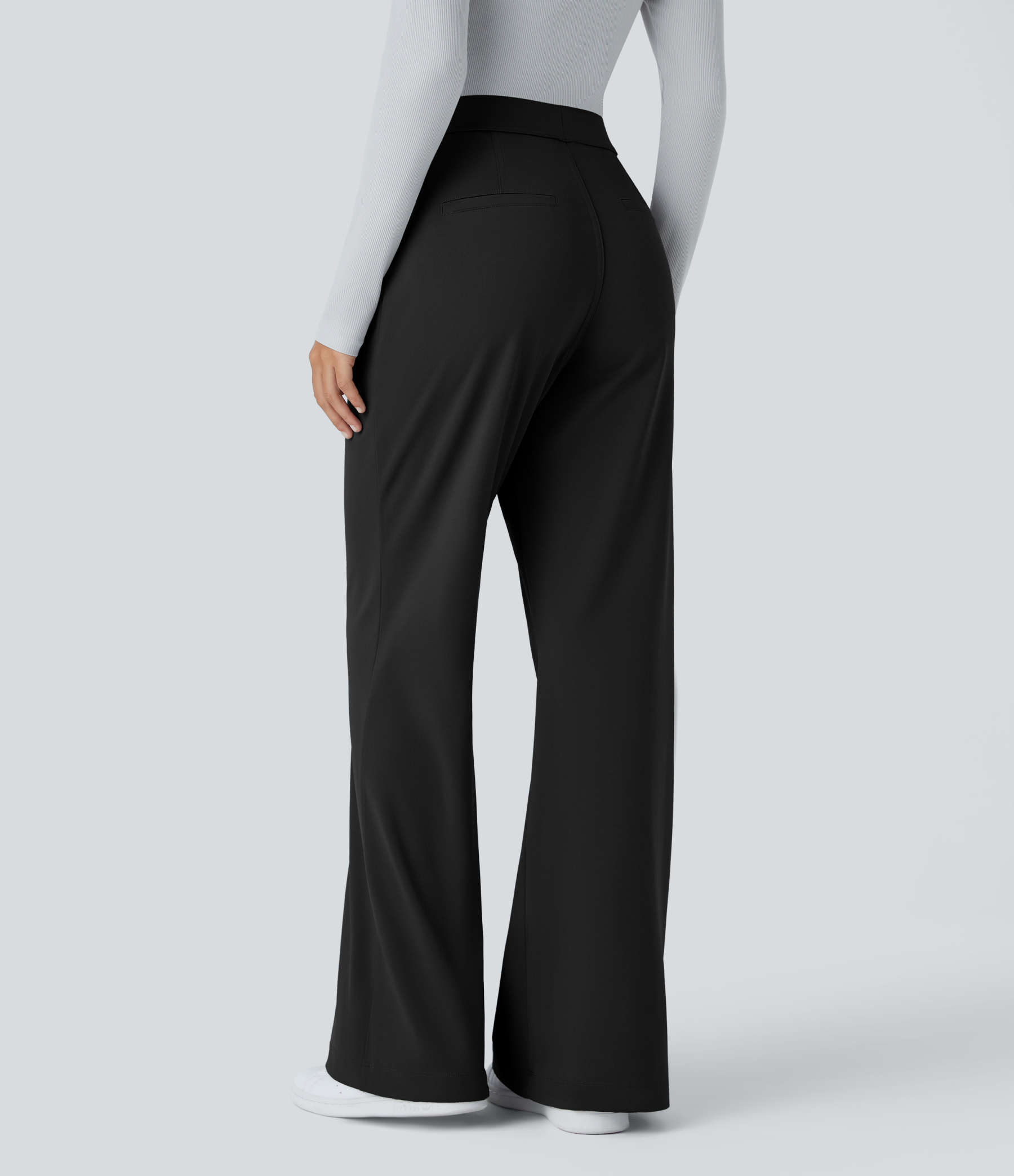 FlexHigh Waisted Pocket Work Flare Pants