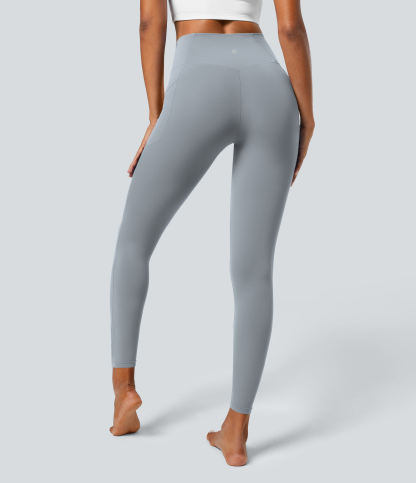 SoftlyZeroCrossover Pocket Plain Leggings-UPF50+