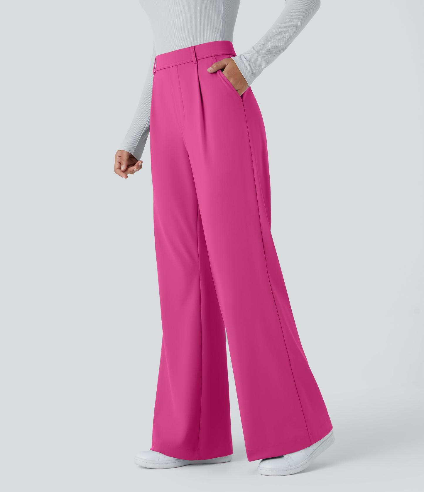 FlexHigh Waisted Pocket Work Flare Pants