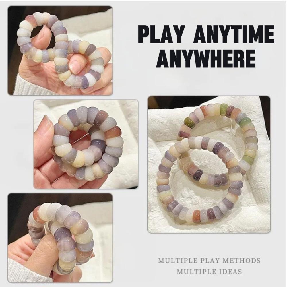 Large intestine | Bodhi beads bracelet purple handmade bowl shaped beads stress relieving toys natural material limited time special insomnia relief spiritual gifts unique style adjustable bead design bracelets for women Human catnip