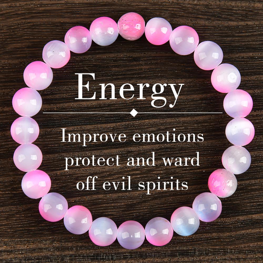 Energy Bracelet,- Sparkling Artificial Crystal, Jewelry Gift For Both Sexes, A Piece Of Jewelry blue friendship bracelet fahlo  bracelet blue bracelet   jewelry protection bracelet encouragement gift fashion artificial Colorblock Beaded Crystal Bracele