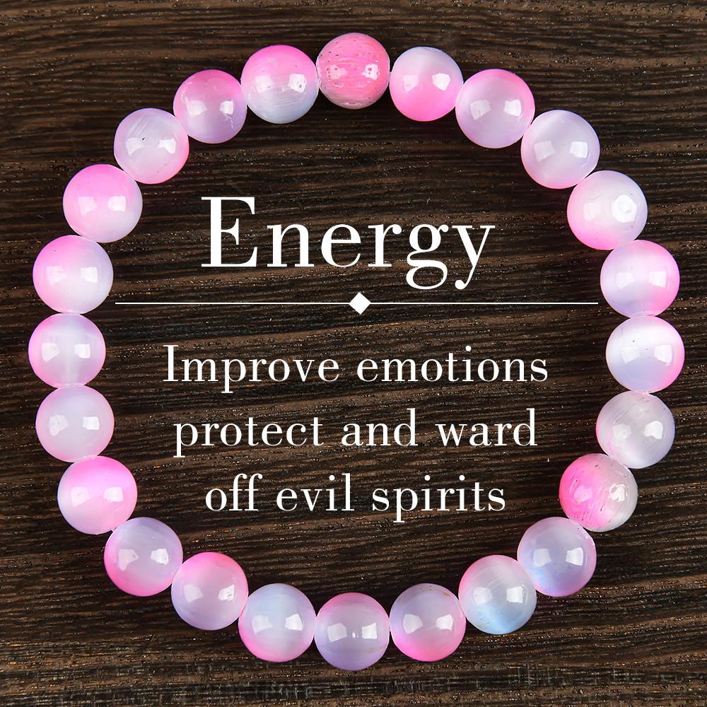 Energy Bracelet,- Sparkling Artificial Crystal, Jewelry Gift For Both Sexes, A Piece Of Jewelry blue friendship bracelet fahlo  bracelet blue bracelet   jewelry protection bracelet encouragement gift fashion artificial Colorblock Beaded Crystal Bracele