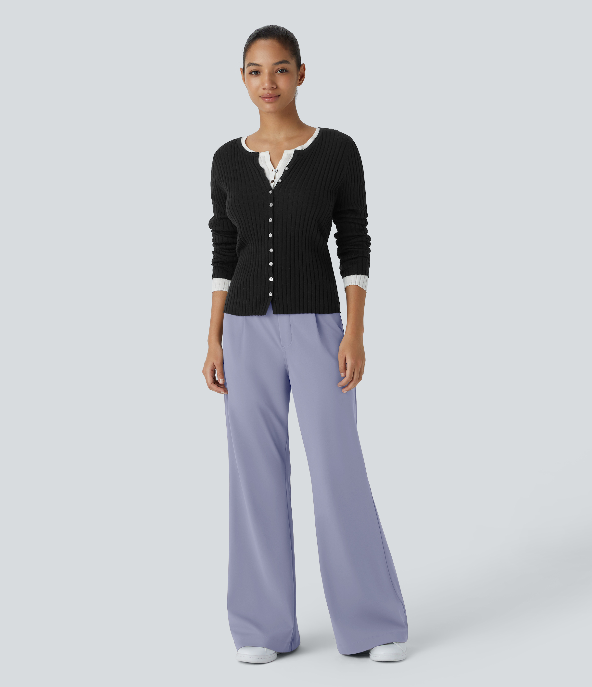 FlexHigh Waisted Pocket Work Flare Pants