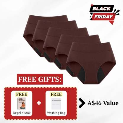 Vera's Signature Leakproof Underwear (5-Pack)