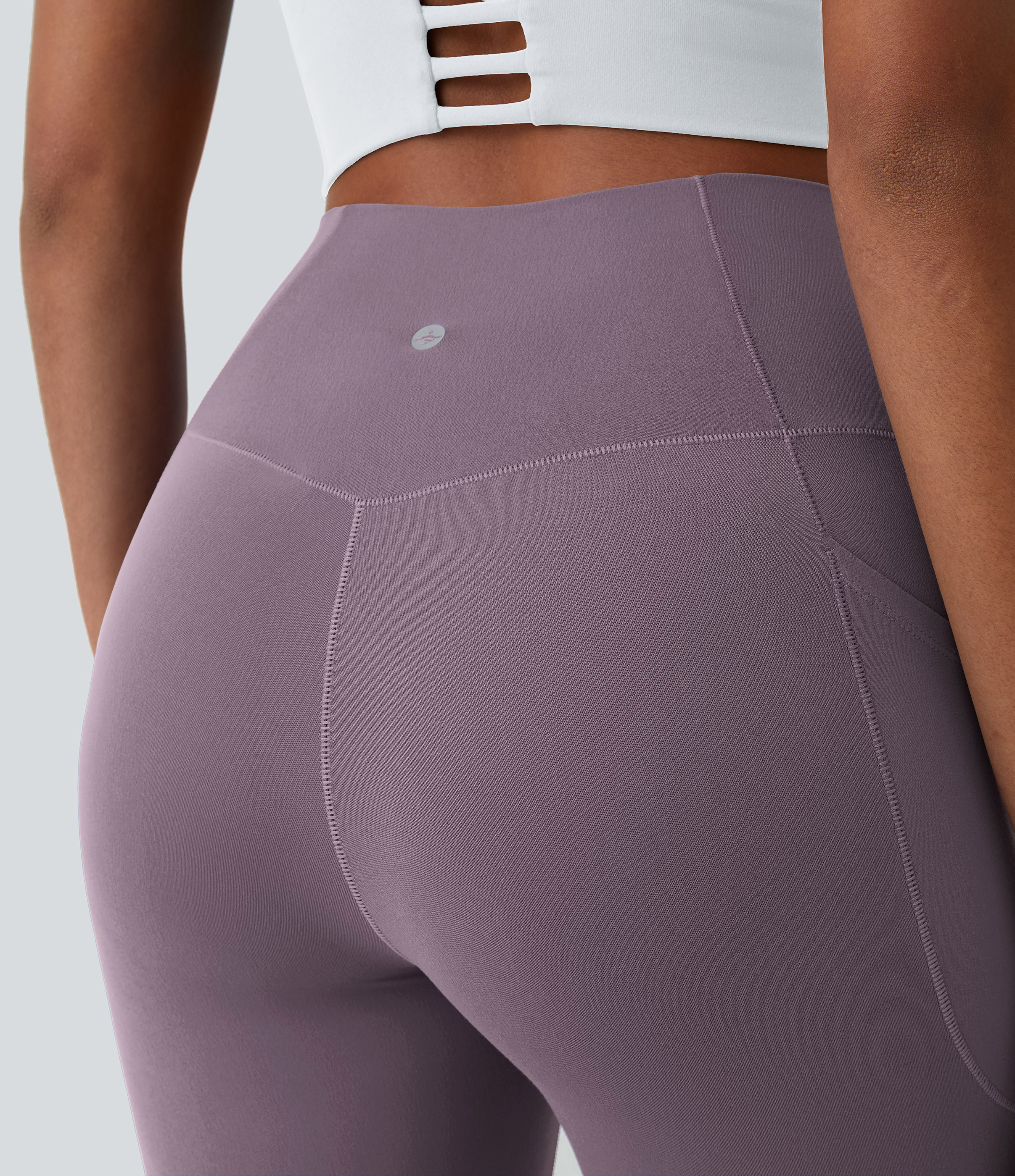 SoftlyZeroCrossover Pocket Plain Leggings-UPF50+