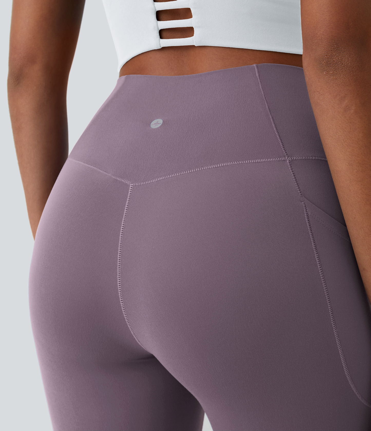 SoftlyZeroCrossover Pocket Plain Leggings-UPF50+