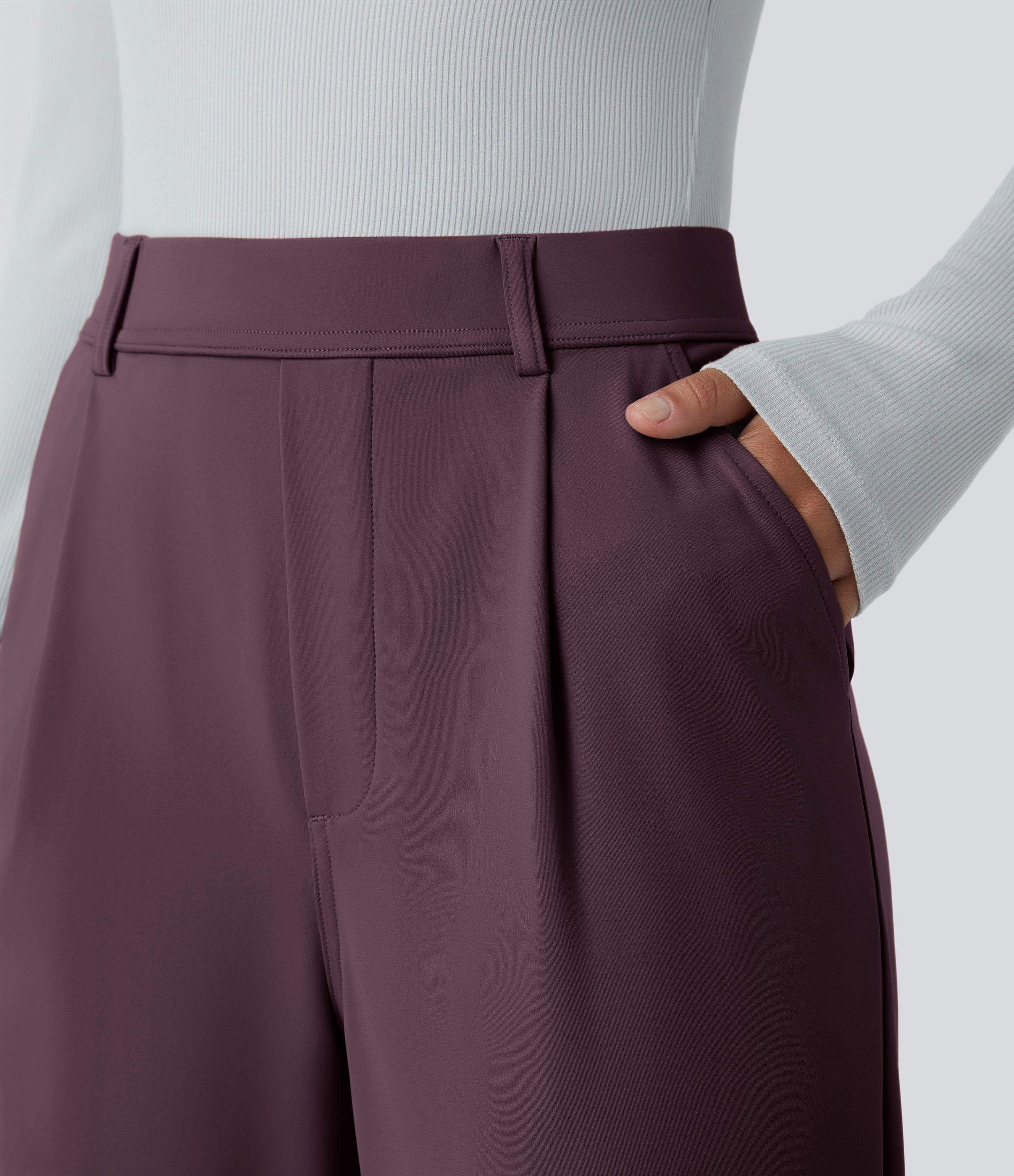 FlexHigh Waisted Pocket Work Flare Pants